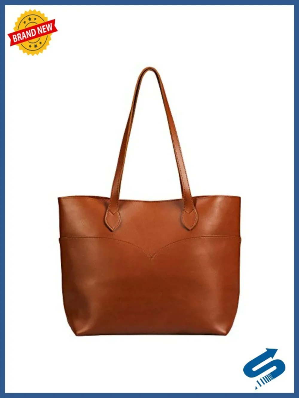 Vegan Leather Tote Bag with Detachable Clutch Purse, A4 Shoulder Handbag,